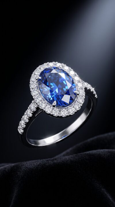 Sapphire Crown Ring Wallpaper